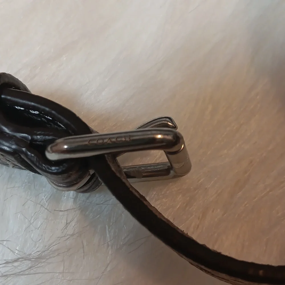 Coach Snake Embossed Brynn Flap Crossbody Purse. - Picture 5 of 11